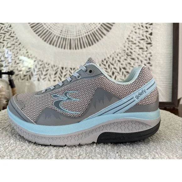 G-Defy Mighty Walk Athletic Shoes Women's Size 9 Gravity Defyer Grey Blue - Picture 5 of 13